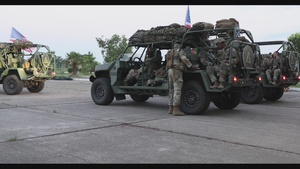 Agile Spirit 25 - 1-91st Cavalry Regiment Convoy (B-Roll)