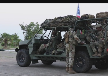 Agile Spirit 25 - 1-91st Cavalry Regiment Convoy (B-Roll)