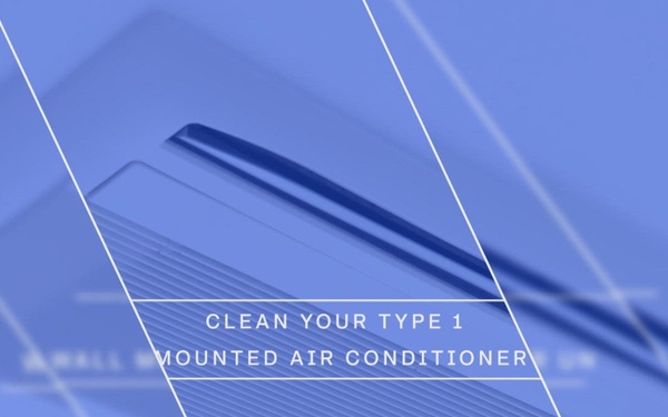 How to effectively clean Japanese air conditioner Type 1