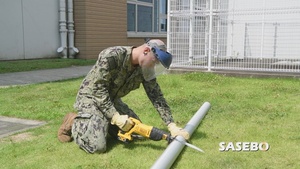 Seabees Support E. J. King Elementary School