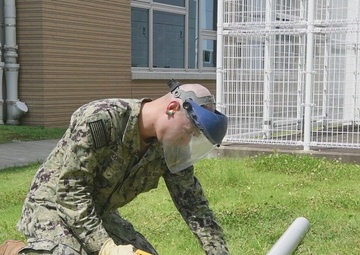 Seabees Support E. J. King Elementary School