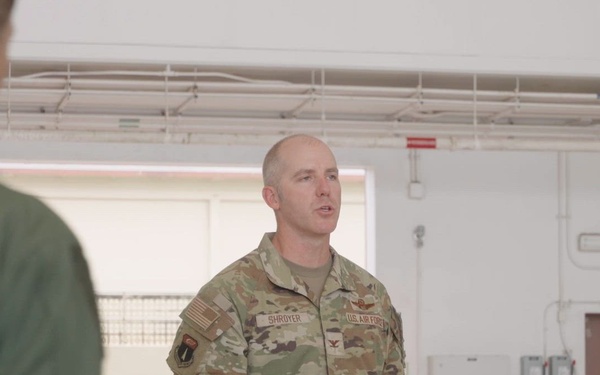 Secretary of the Air Force Troy Meink, U.S. Air Force Gen. Kevin B. Schneider, Pacific Air Forces commander, and Chief Master Sergeant of the Air Force David Flosi, tour Andersen Air Force Base