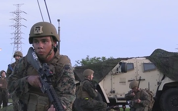 MWCS-18 Marines evacuate simulated casualties