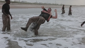 2nd MLG Corporals Leadership School introduces shallow water grappling