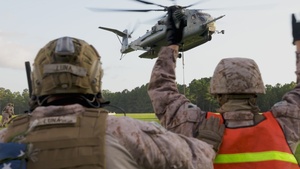 Marines with Logistics Operations School Conduct Helicopter Support Team Training