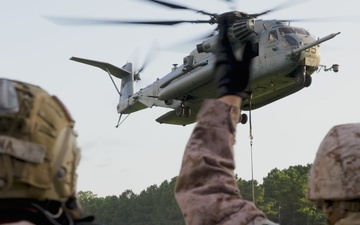 Marines with Logistics Operations School Conduct Helicopter Support Team Training