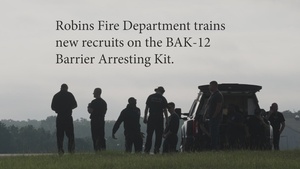 Robins Fire Department conducts barrier engagement training