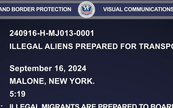 Illegal aliens prepared for transportation.
