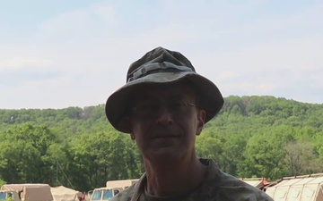 Doctor discusses special medical study work being completed at Fort McCoy for Walter Reed National Military Medical Center