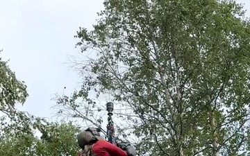 Alaska Army National Guard Dustoff crews conduct hoist training B-Roll