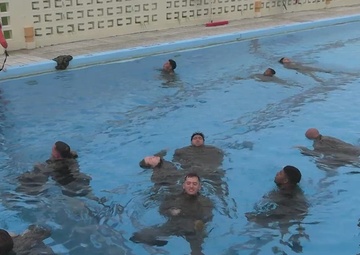 1st MAW Marines host water survival training for III MEF