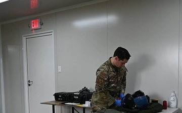 354 AEW Airmen hard at work (broll)