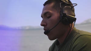 5th ANGLICO Marines conduct close air support simulation training