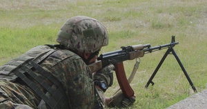 Agile Spirit 25 - 22nd Multinational Battalion Weapons Range (B-Roll)