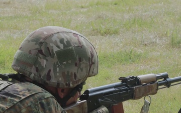 Agile Spirit 25 - 22nd Multinational Battalion Weapons Range (B-Roll)