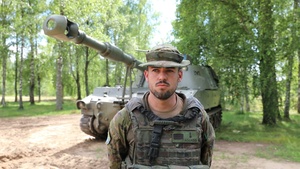 NATO forces conduct combined fires in Latvia