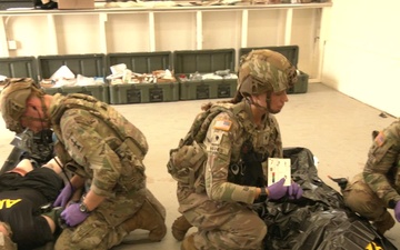 1-127th Infantry Medic participate in MASCAL event