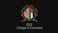 Area Support Group - Jordan 2025 Change of Command ceremony