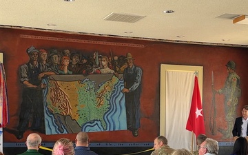 An 82-year-old-World War II Mural of Historical Significance is Restored to its Original Glory