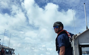 Quad partners embark Coast Guard Cutter Stratton in the Pacific Ocean