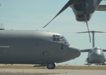 Airmen simulate aeromedical evacuation during UC25 at Travis AFB