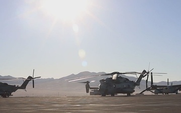 Marines with HMH 361 conducts MRADR lift