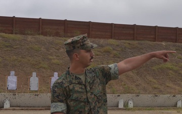11th MEU Marines participate in the Marine Corps Combat Pistol Program