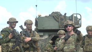 NATO forces conduct combined fires in Latvia