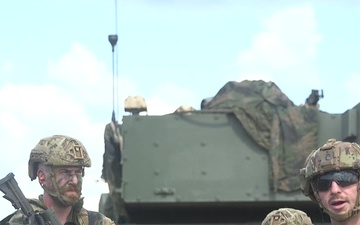 NATO forces conduct combined fires in Latvia