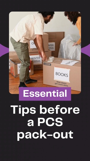 Essential tips before a PCS pack-out