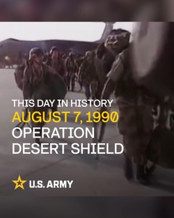 Social 4x5: This Day in Army History: Operation Desert Shield
