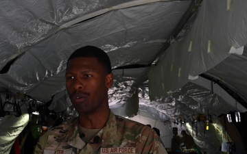 Airmen simulate aeromedical evacuation during UC25 at Travis AFB