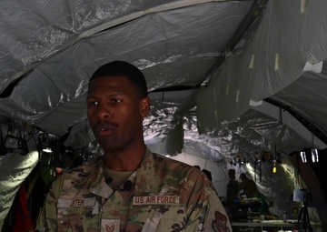 Airmen simulate aeromedical evacuation during UC25 at Travis AFB