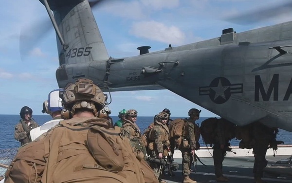 31st MEU | Baker Company Conducts Simulated Air Assault