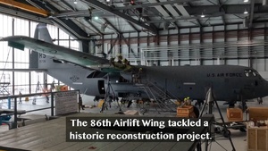 C-130J Super Hercules gains second wind after repairs at Ramstein