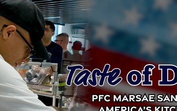 Army Culinary Specialist PFC Marsae Sanders