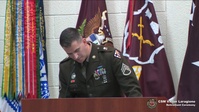 The Retirement Ceremony of CSM Victor Laragione