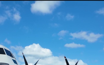 Coast Guard Air Station Barbers Point conducts flyover of Hawaiian Islands folllowing tsunami