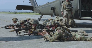 Agile Spirit 25 - Air Assault Cold/Hot-Loading Procedures Training (B-Roll)