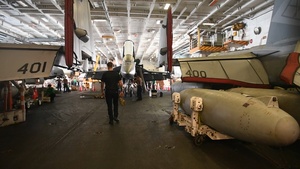 Nimitz Sailors Conduct Routine Operations