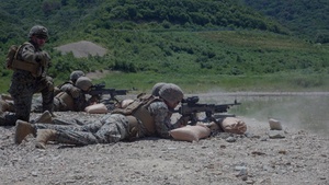 2/23 Marines Conduct M240B Machine Gun Range during KMEP 25.2