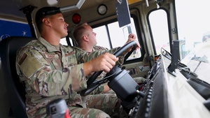 B-ROLL - 132d Civil Engineer Squadron conducts heavy machinery training at 119th Wing Regional Training Site