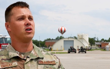 132d Civil Engineer Squadron conducts heavy machinery training at 119th Wing Regional Training Site