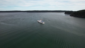 Coast Guard Cutter Earl Cunningham (WPC 1159) crew transits through Kodiak
