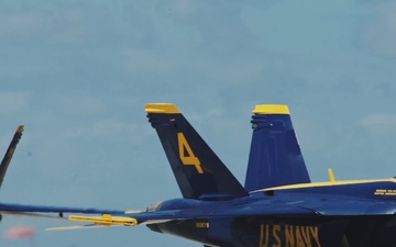 U.S. Navy Blue Angels arrive to MCBH