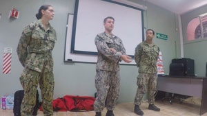 USNS Comfort Sailors Host a "Stop the Bleed" event during CP25