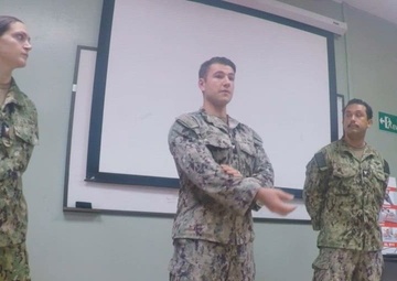 USNS Comfort Sailors Host a &quot;Stop the Bleed&quot; event during CP25