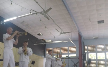 USFF Band Performs in Limón, Costa Rica