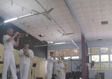 USFF Band Performs in Limón, Costa Rica