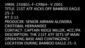 21st ATF kicks off Bamboo Eagle 25-3